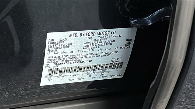 2024 Lincoln Aviator Reserve ELEMENTS PACKAGE PLUS